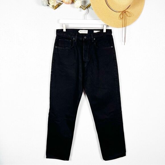 NWT NIli Lotan Black Archer High Rise Straight Leg Jeans Size 27 - Picture 2 of 11